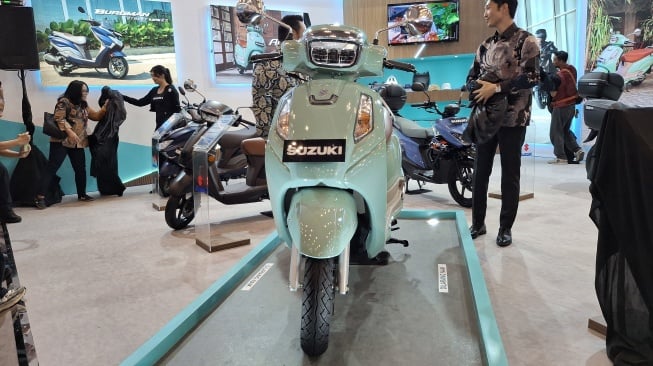 Suzuki Access 125 Melantai di IMOS 2025, Tantang Yamaha Grand Filano