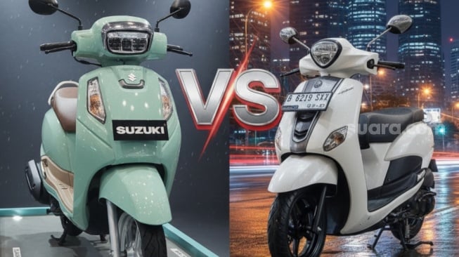 Adu Suzuki Access 125 vs Yamaha Grand Filano, Siapa Raja Skutik Retro Paling Kekinian?