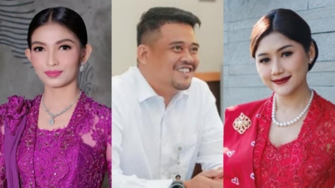 Deretan menantu Joko Widodo (Instagram @bobbynst/@erinagudono/@selvi_ananda_)