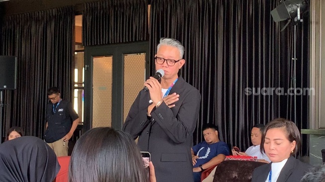 Suasana sesi bincang santai penyelenggara JakJazz 2025 bersama awak media di kawasan Kemang, Jakarta Selatan, Rabu, 24 September 2025. [Suara.com/Adiyoga Priyambodo]