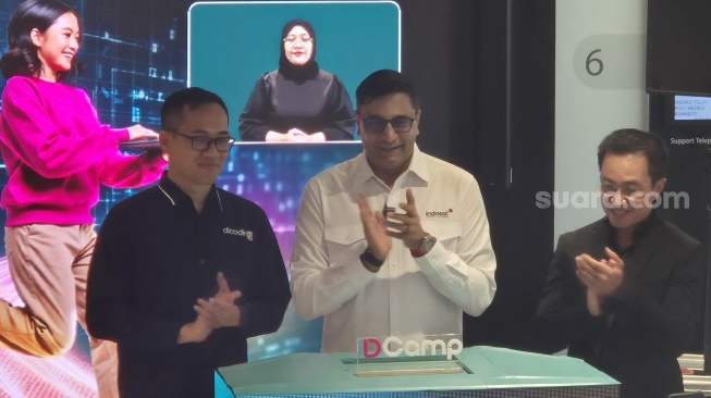 Indosat kembali menggelar IDCamp 2025, Jakarta, Rabu (24/9/2025). [Suara.com/Dythia]