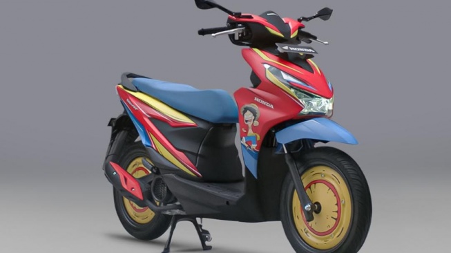  Honda BeAT One Piece x Tahilalat Luffy (Dok AHM)