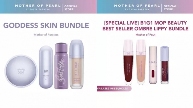 Mother of Pearl atau MOP Beauty (Instagram)