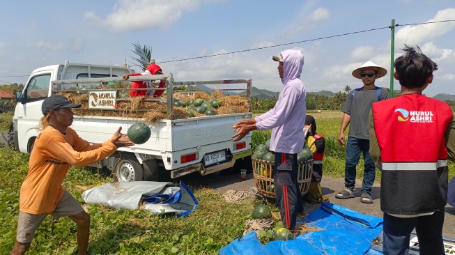 Semangka Nyaris Busuk di Ladang, Masjid Ini Turun Tangan Selamatkan Petani, Gerakannya Ditiru UPN dan Masjid Lain