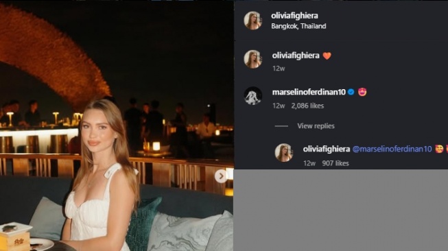Olivia Fighiera, pacar Marselino Ferdinan?