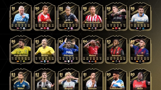 Team of The Week FC26 (Instagram/easportsfc)