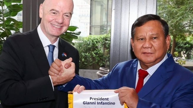 Prabowo Subianto bertemu Presiden FIFA di New York, Bahasa Apa?