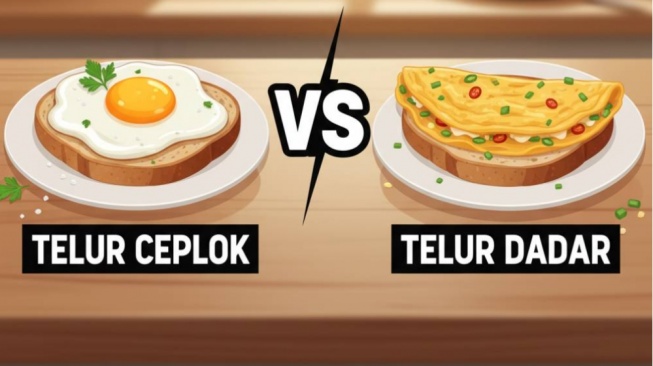 Telur Ceplok vs Dadar, Mana yang Lebih Bergizi? Ini Pilihan Prabowo untuk Menu MBG