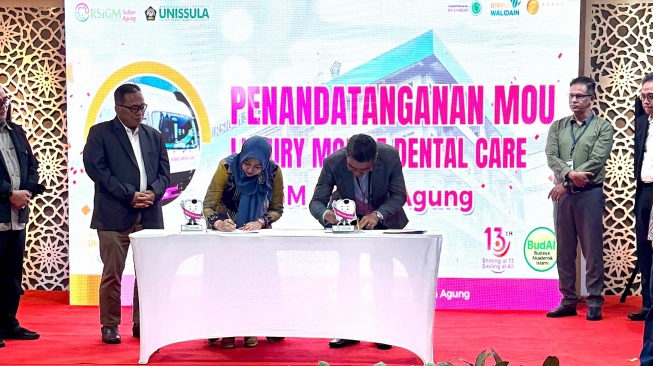 Kerjasama BRI dengan Rumah Sakit Gigi dan Mulut (RSIGM) Sultan Agung. [Dok BRI]