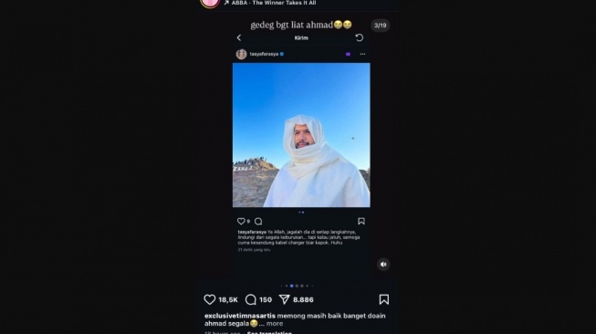 Tasya Farasya Doakan Ahmad Assegaf Kesandung Usai Gugat Cerai. [Instagram]