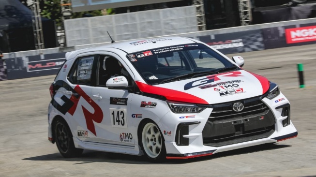 New Agya GR Sport TGRI Mendominasi Podium Kejurnas Slalom Yogyakarta 2025