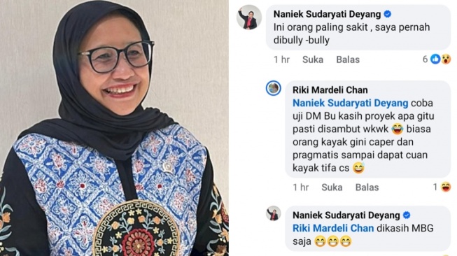 Nanik Deyang Nangis Soal Keracunan MBG, Jejak Digital Bikin Publik Geram (facebook)