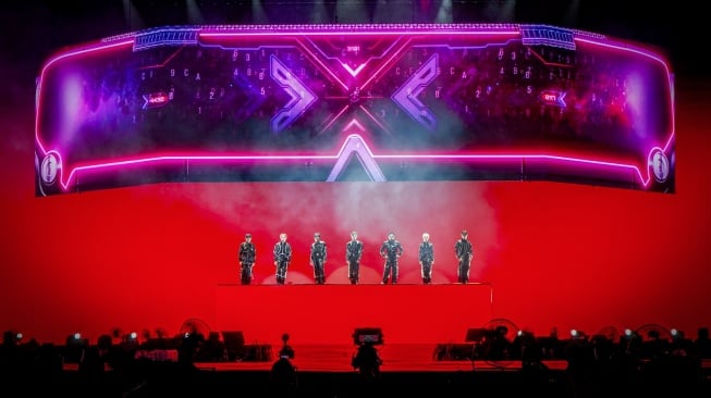 Konser hari pertama NCT Dream bertajuk 2025 NCT DREAM TOUR <THE DREAM SHOW 4 : DREAM THE FUTURE> in JAKARTA di Jakarta International Stadium, Jakarta pada 27 September 2025. [cr: Dyandra Global Edutainment]