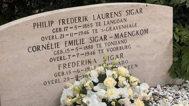 Presiden Prabowo Subianto ziarah ke makam kakek dan nenek di Belanda (Instagram/@prabowo)