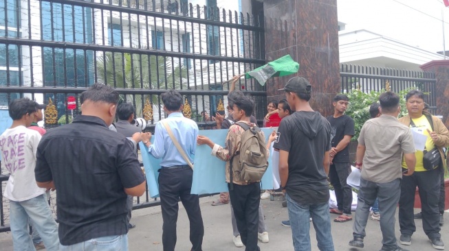 HMI Datangi Kejati Sumut, Desak Usut Dugaan Korupsi Kredit Bank