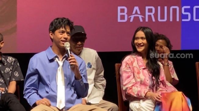 Konferensi pers film Rangga & Cinta: The Rebirth of Ada Apa dengan Cinta? di kawasan Kuningan, Jakarta Selatan pada Senin, 29 September 2025 [Suara.com/Tiara Rosana].