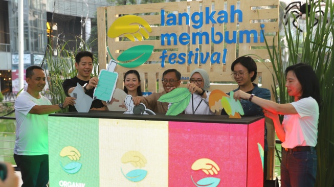 Langkah Membumi Ecoground 2025 menghadirkan empat zona utama: Eco Motion (aktivitas fisik ramah lingkungan), Eco Market (produk berkelanjutan), Eco Labs (edukasi dan workshop), serta Eco Stage (hiburan musik dan pertunjukan). (Dok. ist)