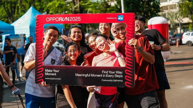 Sunday Runday ajang pemanasan menuju Oppo Run 2025, Jakarta, Minggu (28/9/2025). [Oppo Indonesia]