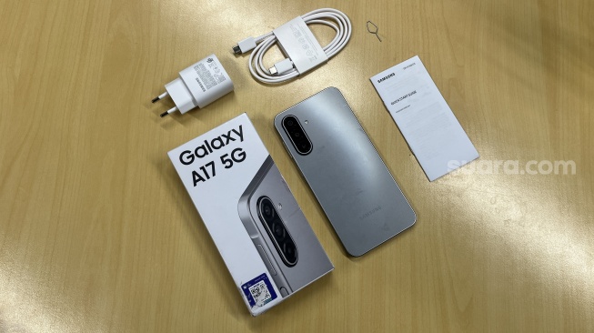 Review Samsung Galaxy A17 5G. [Suara.com/Dicky Prastya]