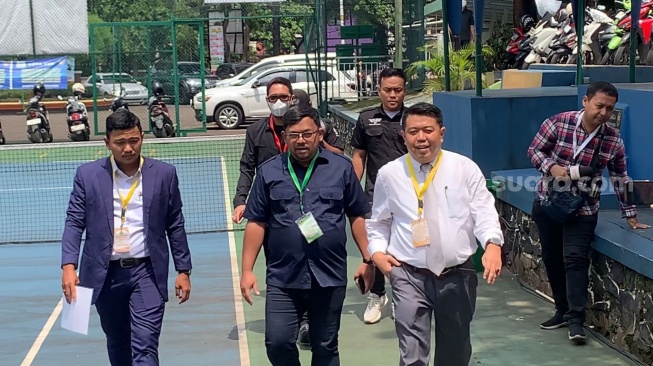 Bedu hadir sidang cerai perdana di Pengadilan Agama Jakarta Selatan, Selasa, 30 September 2025. [Suara.com/Adiyoga Priyambodo]