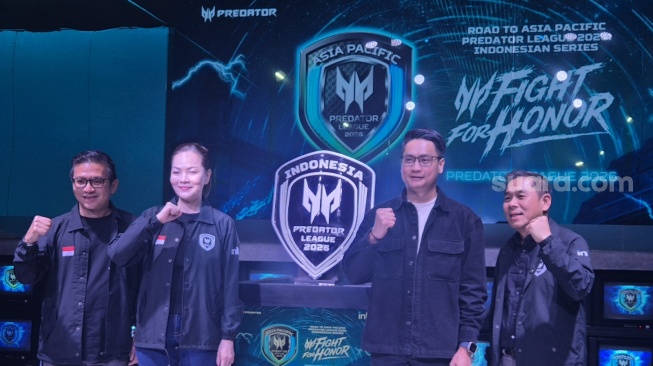 Acer Indonesia cari tim DOTA 2 dan Valorant di Grand Final Asia Pacific Predator League 2026, Jakarta, Selasa (30/9/2025). [Suara.com/Dythia].