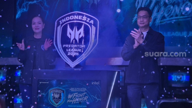 Acer Indonesia cari tim DOTA 2 dan Valorant di Grand Final Asia Pacific Predator League 2026, Jakarta, Selasa (30/9/2025). [Suara.com/Dythia].