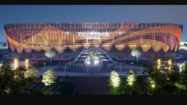 Penampakan DED Stadion Sudiang Makassar yang akan menelan anggaran Rp645 Miliar [SuaraSulsel.id/Istimewa]
