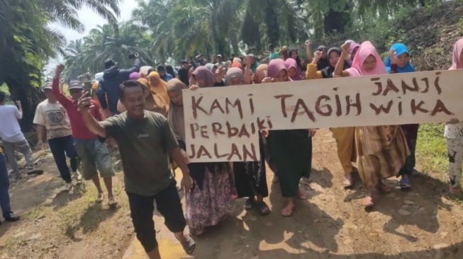 Warga Lebak Demo Usai Jalan Desa Rusak Imbas Pembangunan Tol Serpan, Begini Penjelasan Pihak WIKA