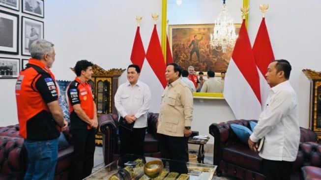 Sebelum 'Adu Geber' di Sirkuit Mandalika, Marc Marquez Merapat ke Istana