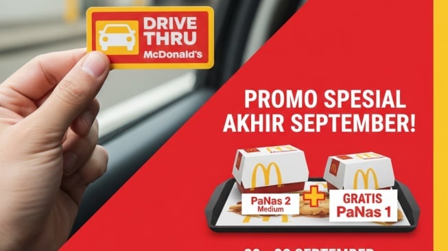 Promo Spesial Akhir September di McDonald's Drive Thru: Beli PaNas 2, Gratis PaNas 1
