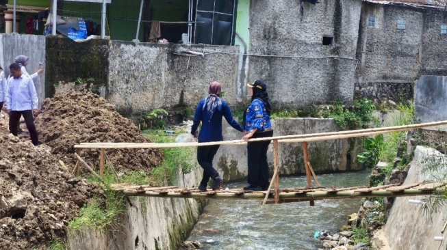 Pemkot Bandar Lampung Ngebut Rehab Jembatan Kali Balau