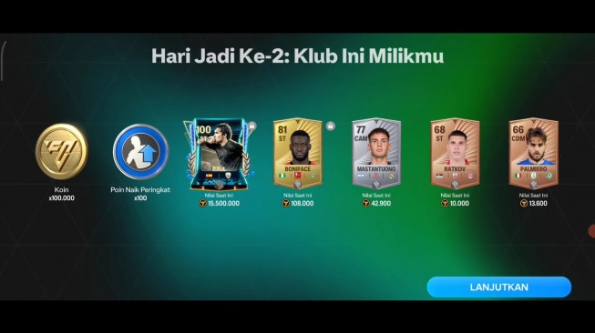 Ilustrasi reward kode redeem FC Mobile (YouTube)