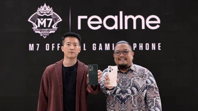 Realme umumkan kerja sama dengan Moonton di turnamen M7 World Championship Mobile Legends. [Realme Indonesia]
