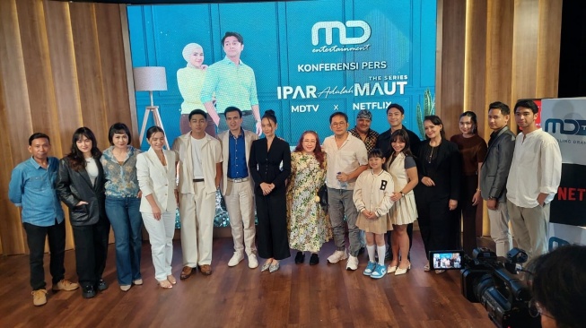 Jumpa pers Ipar Adalah Maut The Series. [Istimewa]