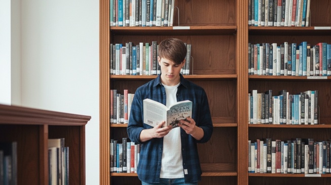 Foto di perpustakaan. [Gemini AI]