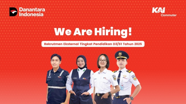 Lowongan Kerja dan Gaji PT KAI Commuter Oktober 2025, Ada 8 Posisi Lulusan D3 dan S1
