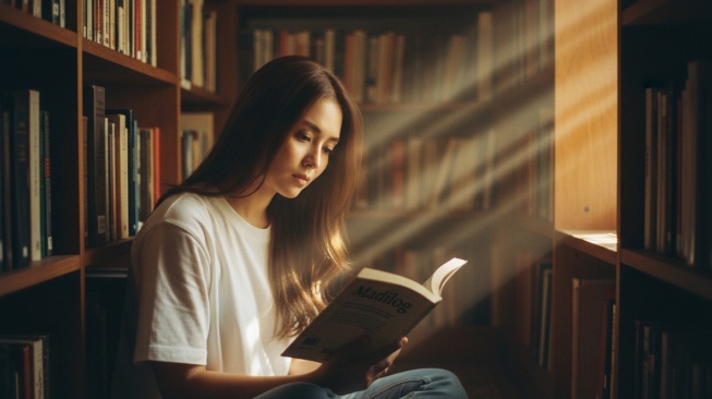 Kumpulan Prompt Gemini AI Foto di Perpustakaan yang Estetik dan Natural, Tinggal Copas!