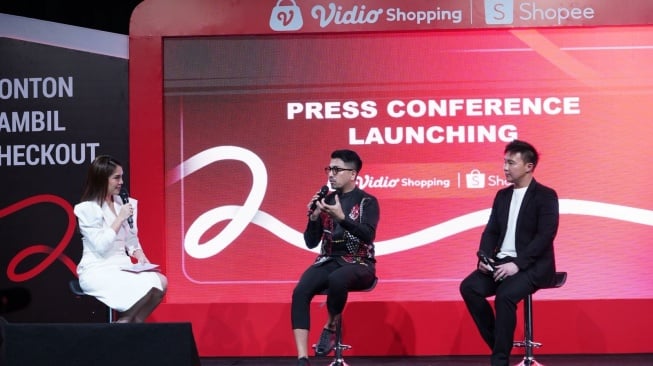 Press Conference Vidio Shopping bersama Shopee Indonesia (Dok: Vidio, Shopee)