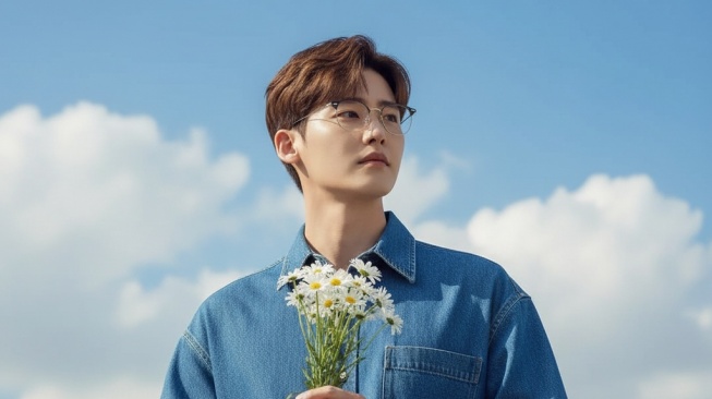 Hasil prompt Gemini AI dengan foto Lee Jong-suk (Suara x Gemini AI)