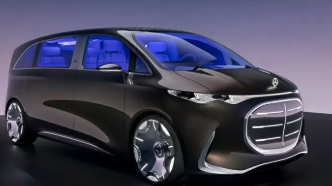 Mobil konsep Mercedes-Benz Vision V (Carscoops)