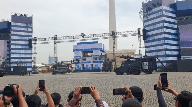 Aksi Serangan Udara hingga Pembebasan Sandera Warnai Gladi Bersih HUT ke-80 TNI