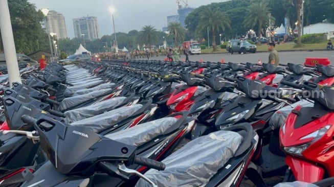 HUT TNI ke-80: Ini Penampakan 200 Motor yang Akan Dibagikan Gratis di Monas