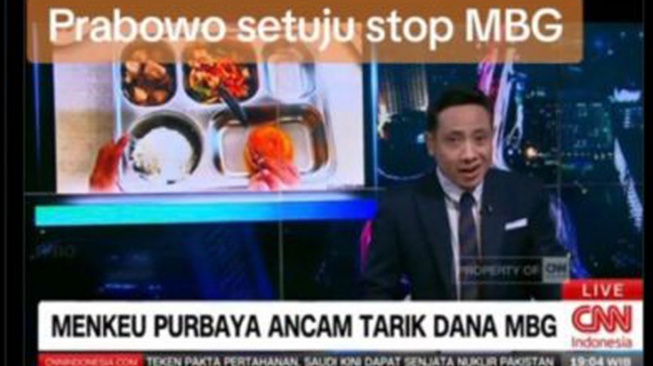 Hoaks MBG dihentikan Presiden Prabowo [Ist]