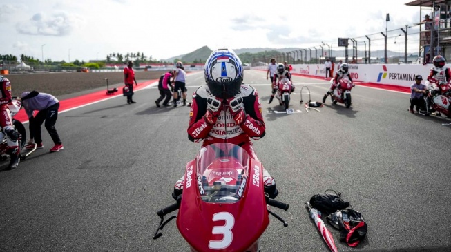Pebalap Muda Binaan Astra Honda Melesat di Idemitsu Asia Talent Cup (IATC) Mandalika. (Dok. AHM)