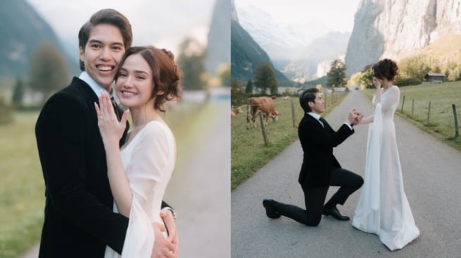 4 Potret El Rumi Lamar Syifa Hadju di Swiss, Cincin Mewahnya Jadi Sorotan