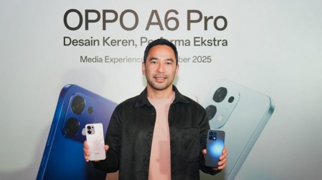 Desain mawar dan bezel tipis jadikan OPPO A6 Pro tampil premium  (Dok: OPPO)