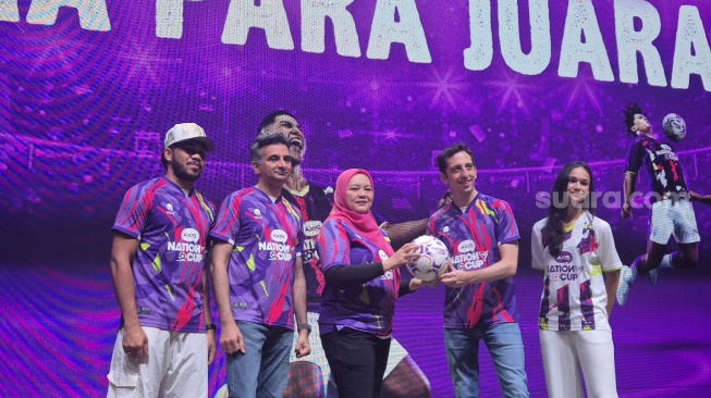 Jumpa pers AXIS Nation Cup (ANC) 2025 di Jakarta, Selasa (7/10/2025). [Suara.com/Dythia]