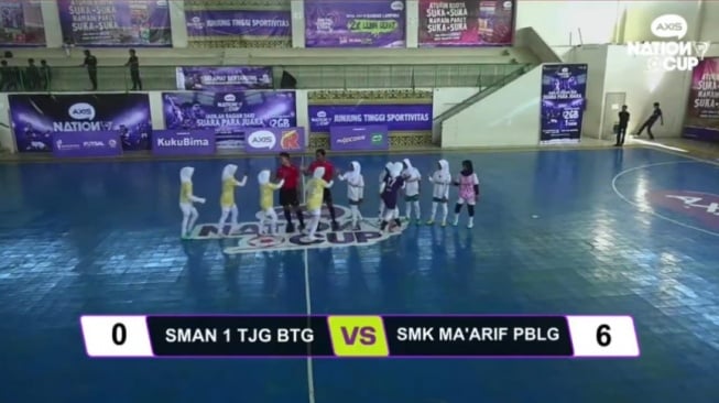 Futsal Putri SMK Maarif Purbalingga Tampil Gemilang, Unggul 6-0!