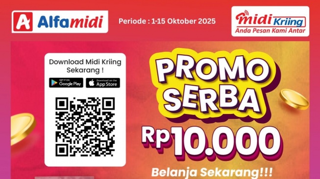 Promo Serba Rp10.000 di Alfamidi Bikin Belanja Makin Hemat dan Praktis