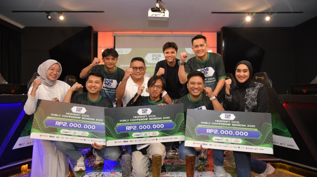 Perwakilan Pegadaian Sapu Bersih Gelar Juara di Microsoft Excel World Championship 2025